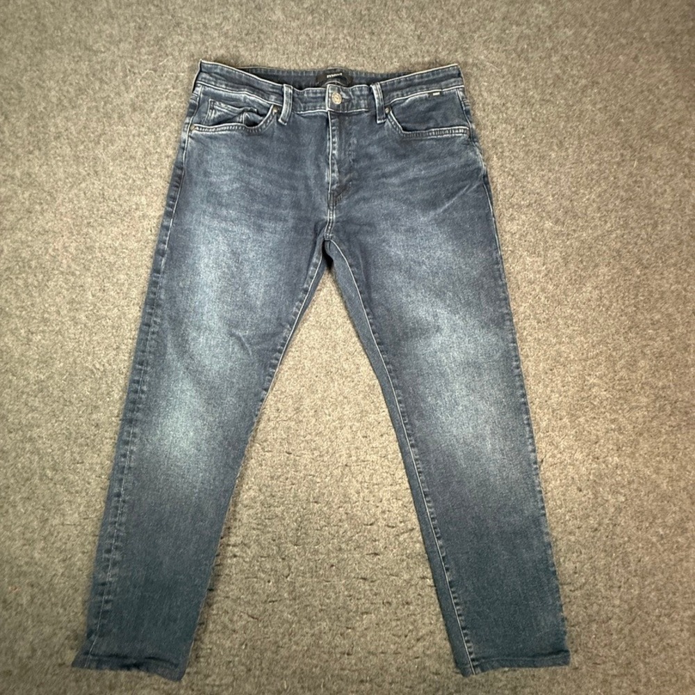 Mavi James Skinny‎ Jeans Mens 35x(27)  Dark Wash Blue Faded Denim Stretch Turkey